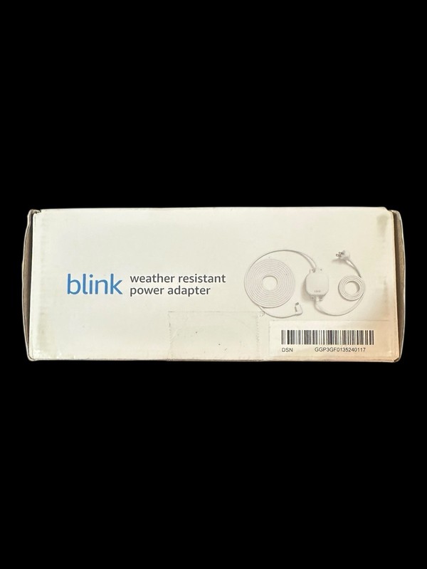 Blink White Weather Resistant 13Ft Power Adapter Pack for Security Camera