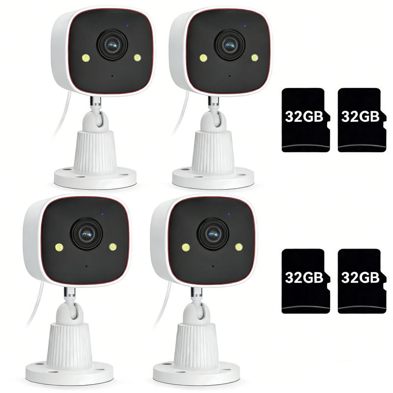 Smart Security Camera, Real-Time Alerts, HD Recording, for Baby & Pet Monitoring