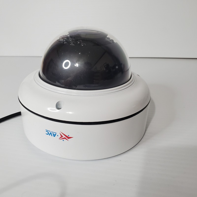 AVC Security Systems Dome Surveillance Camera Set Lot 4 White AVCVWDB20AD130 gallery