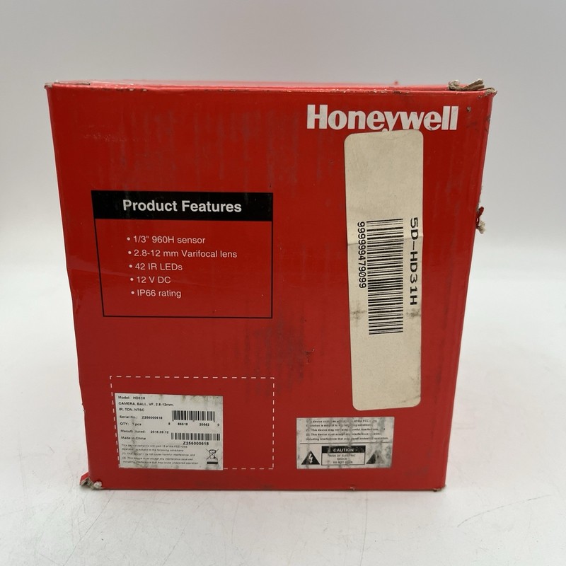 NEW IN BOX!! Honeywell Performance Series Ball Camera w/ IR LEDs - HD31H gallery