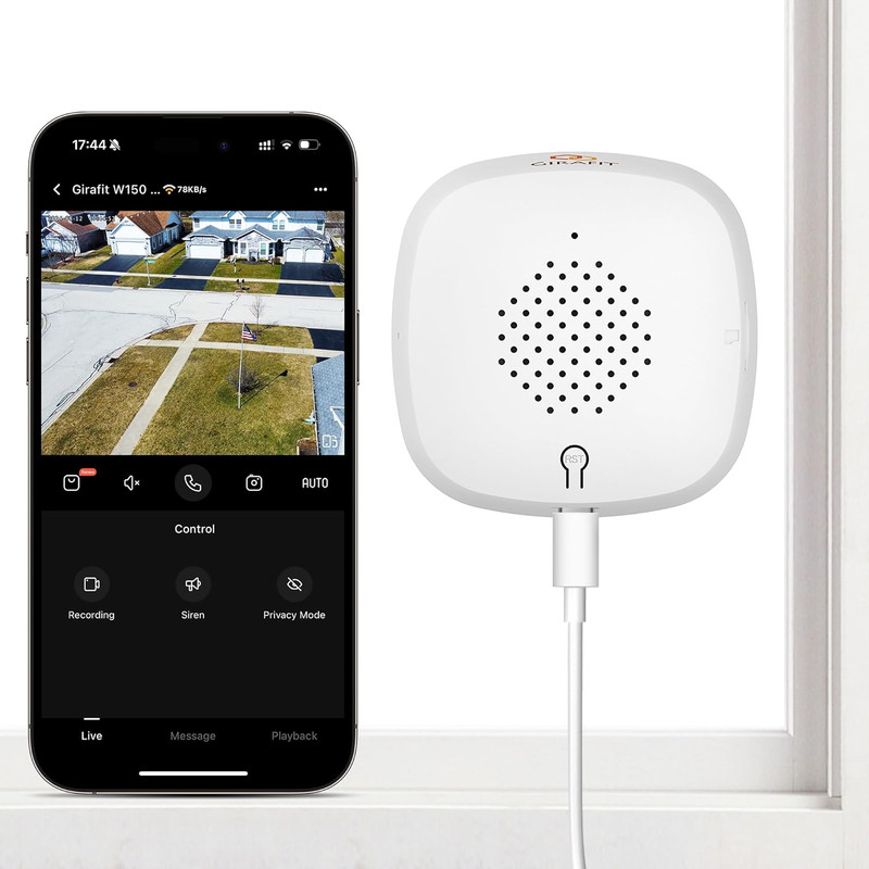 3MP 2K Window Camera,2.4Ghz & 5Ghz Wifi Indoor Cameras for Home Security with Ch
