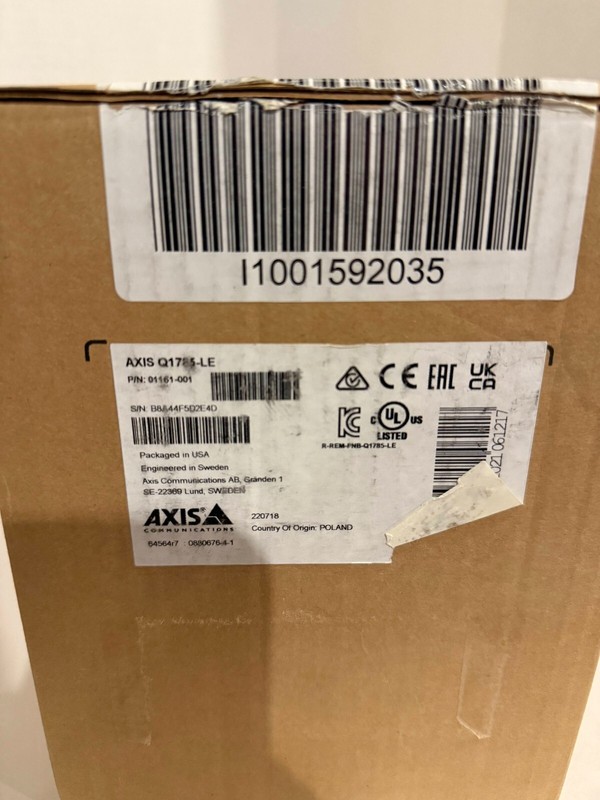 * AXIS Q1785-LE Outdoor Network Camera 2MP w/32x optical (01161-001) gallery