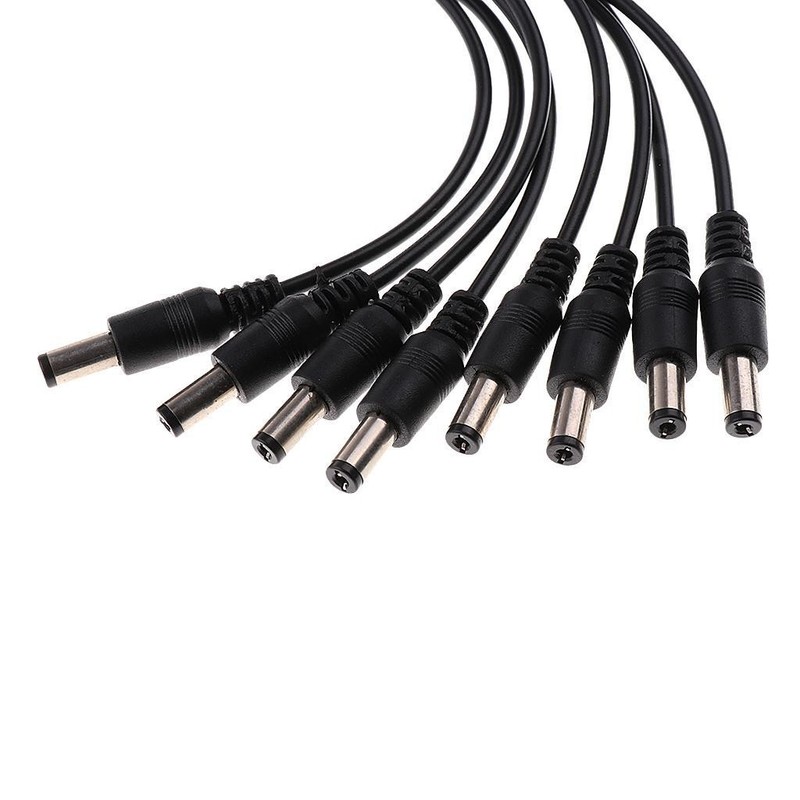 DC 12V Power Adapter 1 to 8 Way Power Splitter Cable for CCTV Cameras DVR gallery