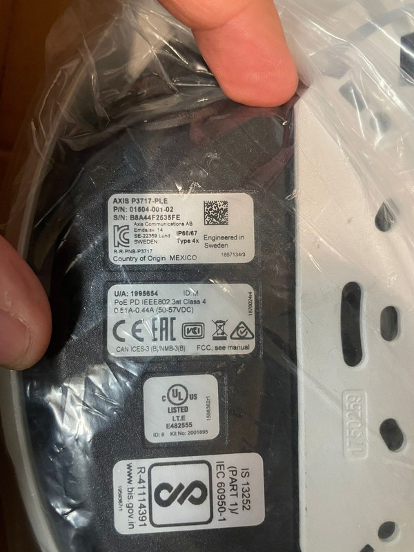 AXIS P3717‑PLE 8 MP Multidirectional IR Dome gallery