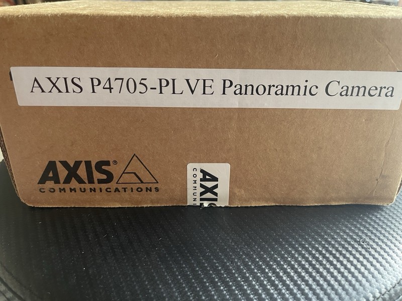 Axis P4705-PLVE Dual Sensor Network Camera Panoramic View