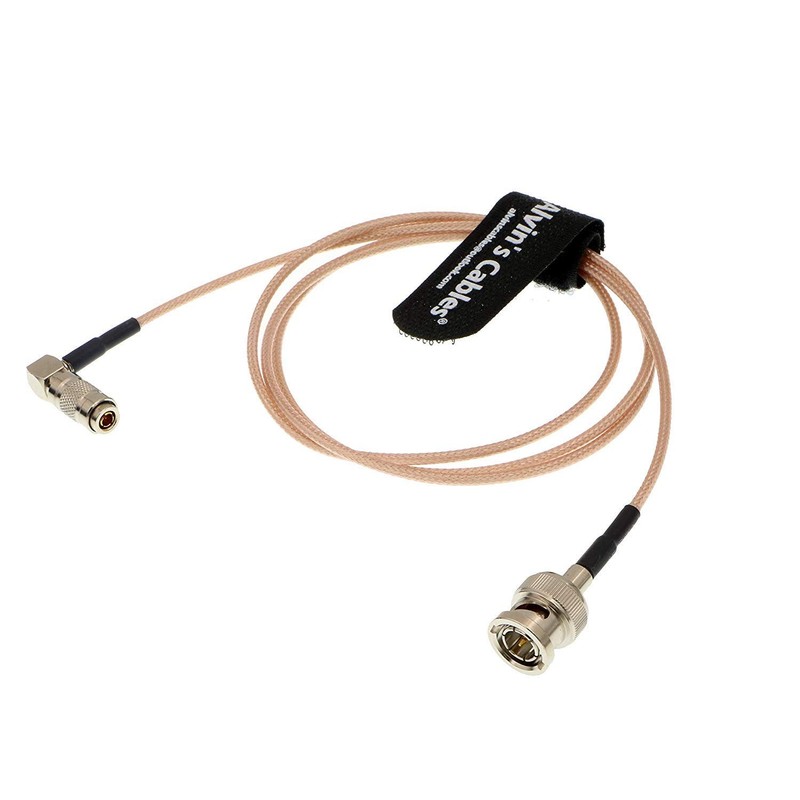 Blackmagic DIN 1.0/2.3 Right Angle To BNC Male 75ohm RG179 HD SDI Cable 1M gallery