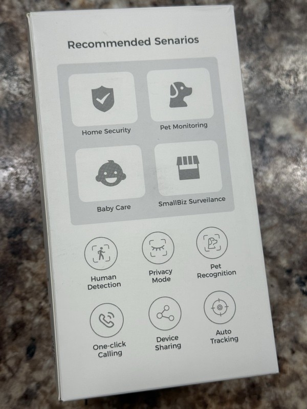 2.5K Security Camera Indoor, Non-Subscription AI Person/Pet/Cry Detection, 4M... gallery