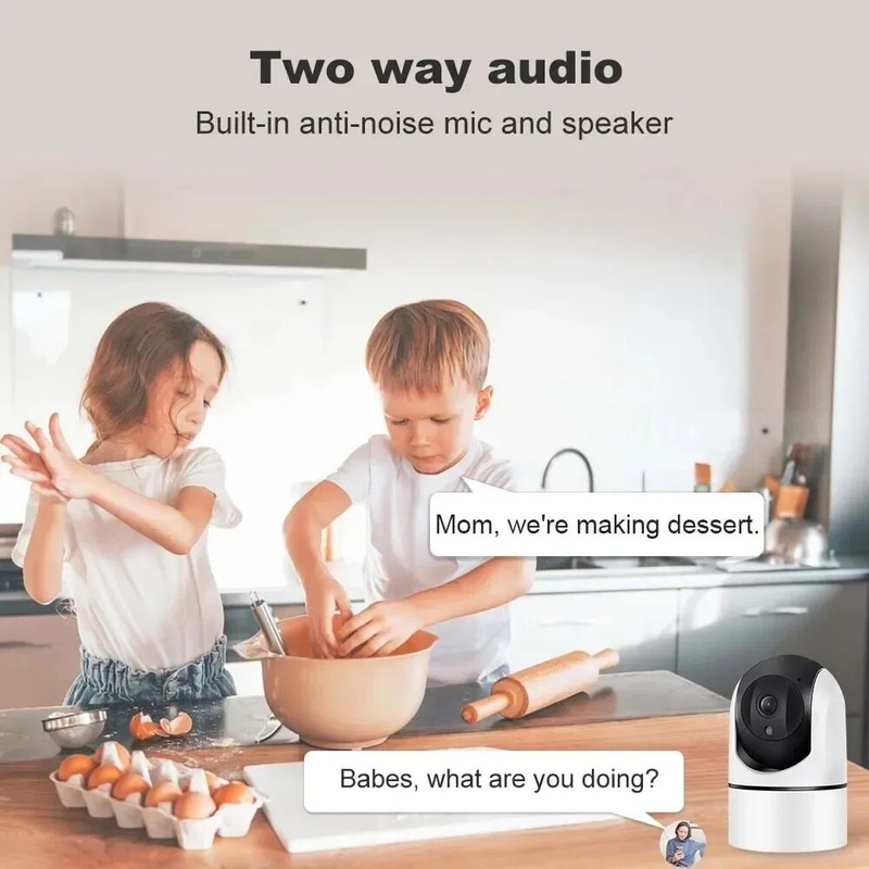 6MP Smart 5G WiFi Security Camera Auto Tracking Night Vision 6x Zoom Tuya IP Cam gallery