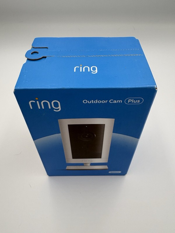 Ring Outdoor Camera Plus Battery 2K HD Smart Security Camera White gallery