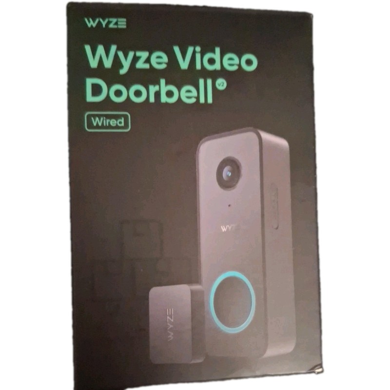 WYZE Doorbell Camera v2, 2K Security Video Doorbell with Color Night Vision NEW