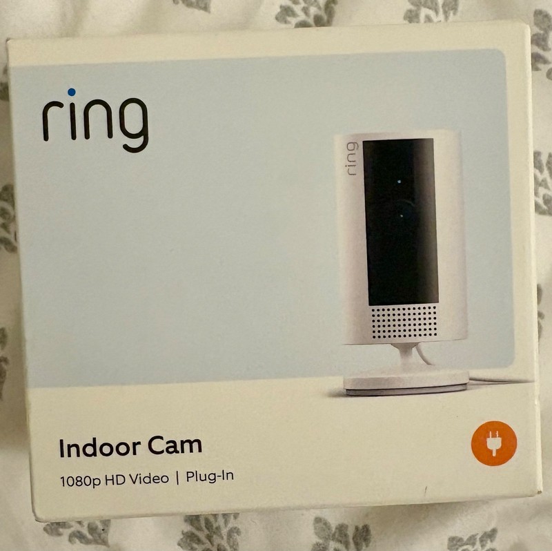 Ring Indoor Cam 1080p HD Video Plug In. (2nd Gen) Unused