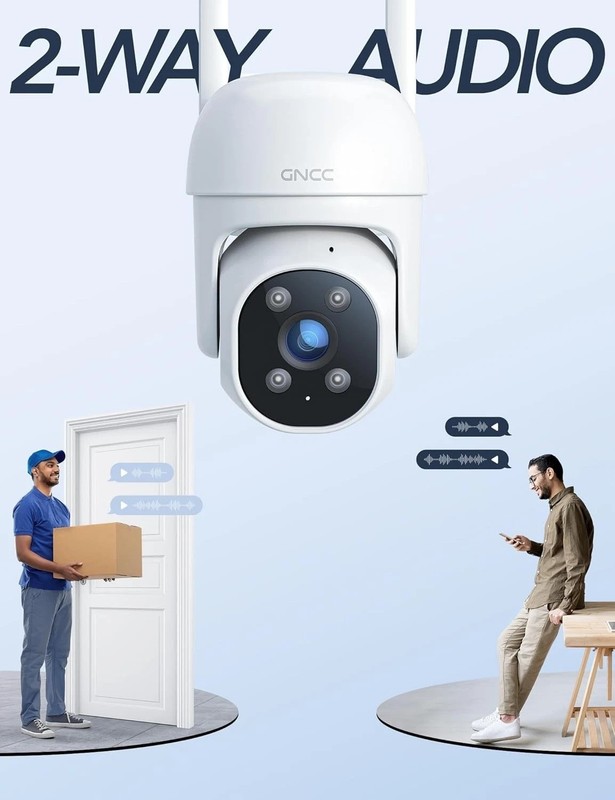 2.4GHz Outdoor Security Camera, 1080P Cameras for Home Security with Motion D... gallery
