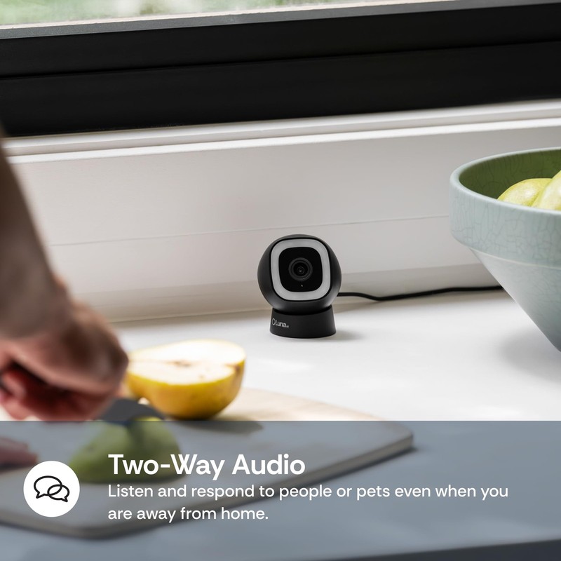 Luna 2K QHD Security Camera Indoor/Outdoor, Wired IP65 2,4GHz WiFi Camera for... gallery