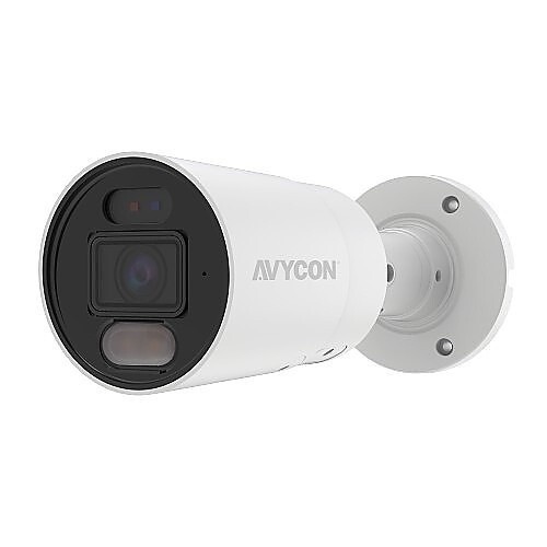 AVYCON AVC-NUB41F28 4MP H.265 Bullet IP Camera, Active Deterrence 24/7 Color
