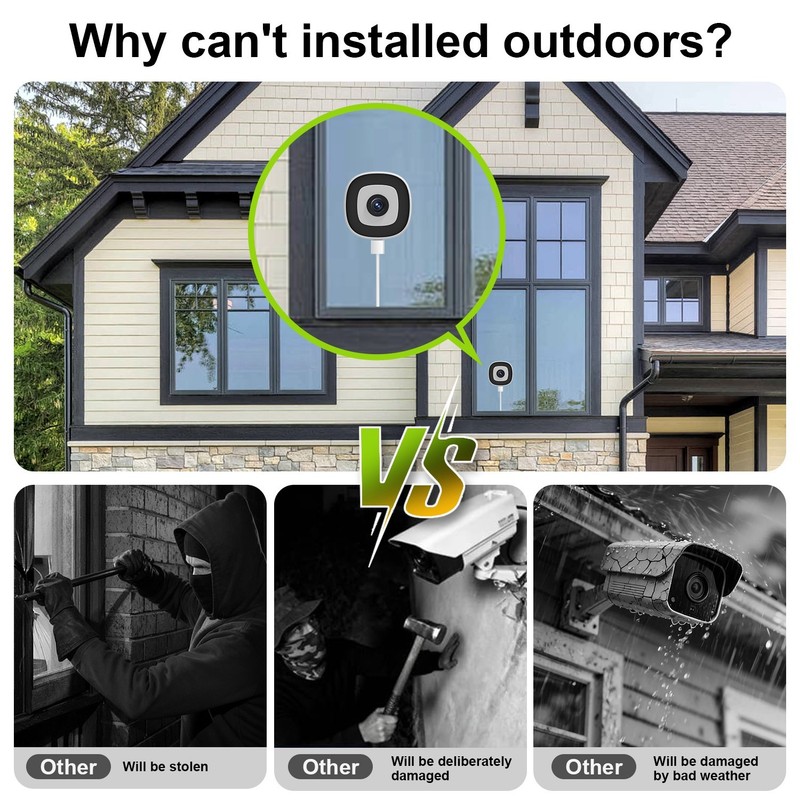 Tuya 2K Window Camera 2.4GHz & 5GHz WiFi Indoor Cameras for Home Security gallery