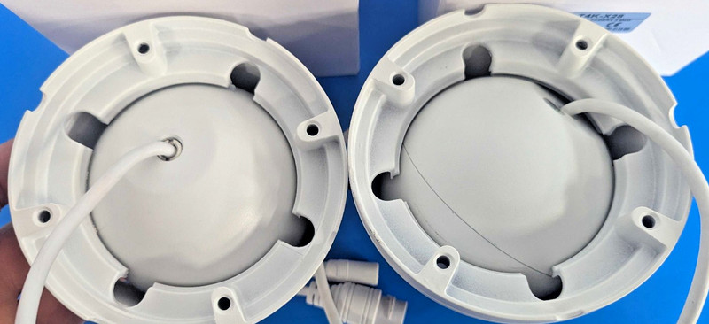 4K 8MP Fixed Lens IP Turret Camera IR - Lot of 2x cameras - READ DESCRIPTION! gallery