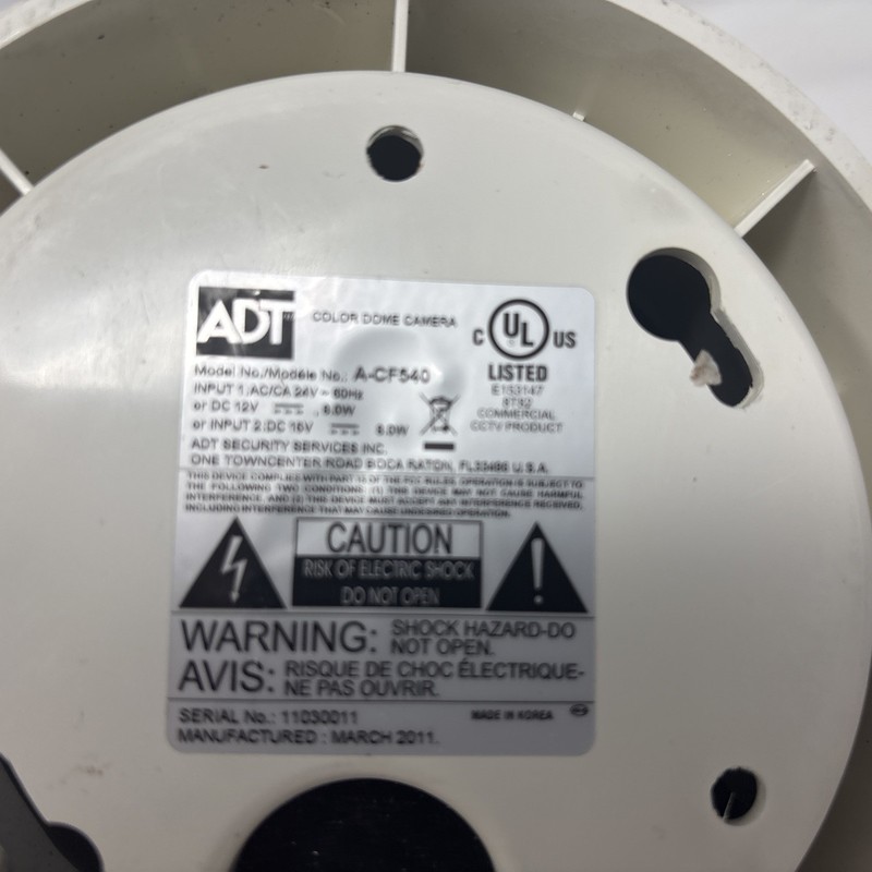 ADT Dome Camera A-CF540 gallery