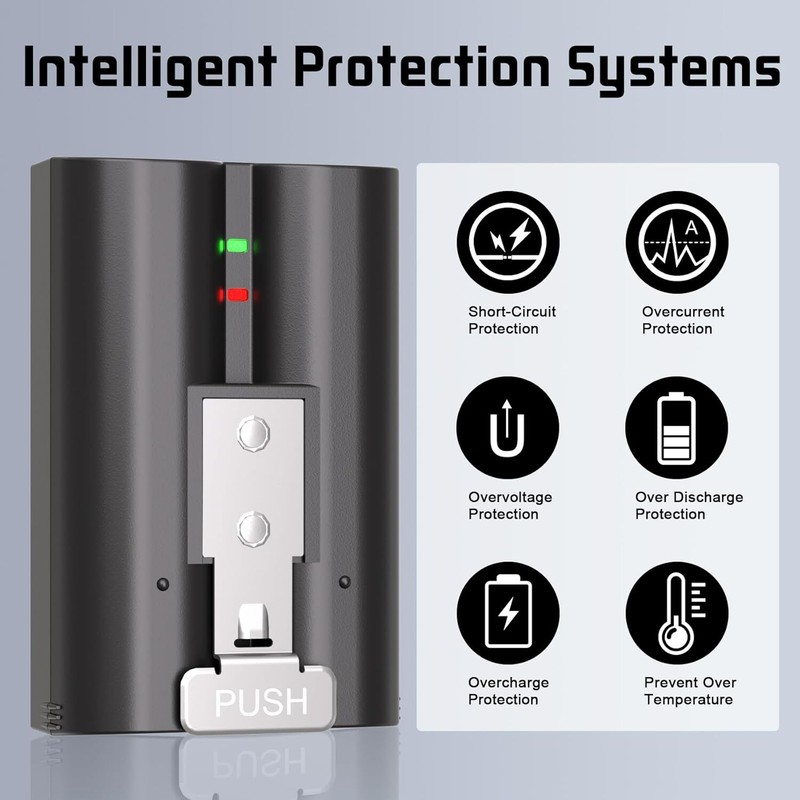 2X Battery For Ring-Doorbell Video 2/3/3 Plus/4 Spotlight/Stick Up Peephole Cam gallery