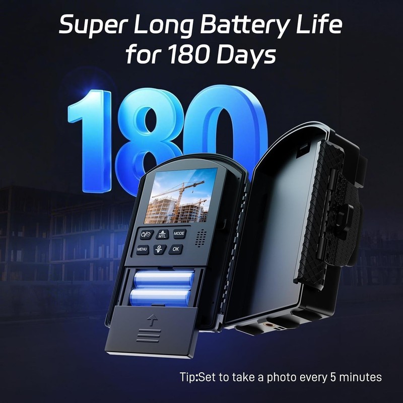 Time Lapse Camera,1080P FHD Timelapse Camera Outdoor Construction Recording,1... gallery