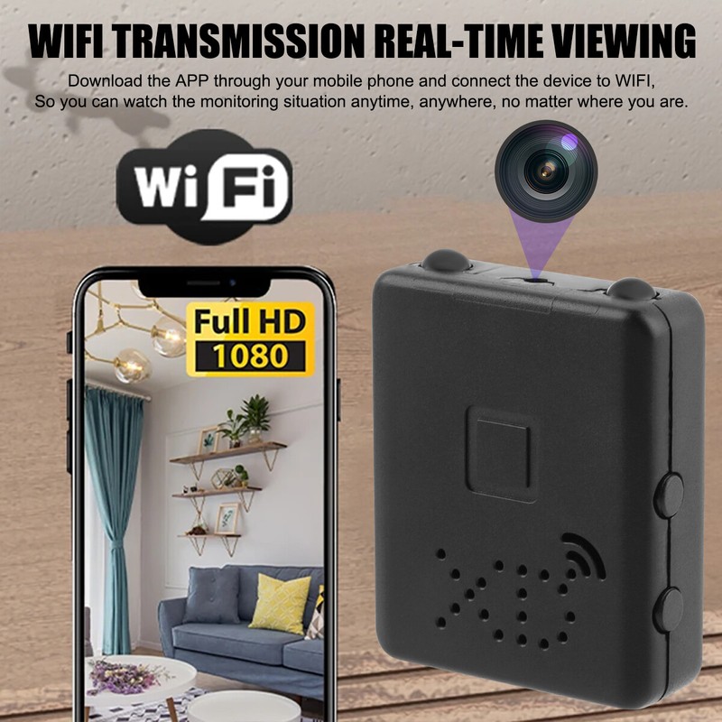 Smart Mini Wireless WiFi Camera Home Security 1080P HD Night Vision Cam W/ 32G gallery