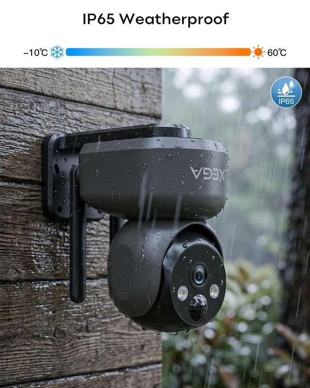 4G Wireless Indoor Security Camera, 2K PTZ, No WiFi, Battery-Powered, Motion Det gallery