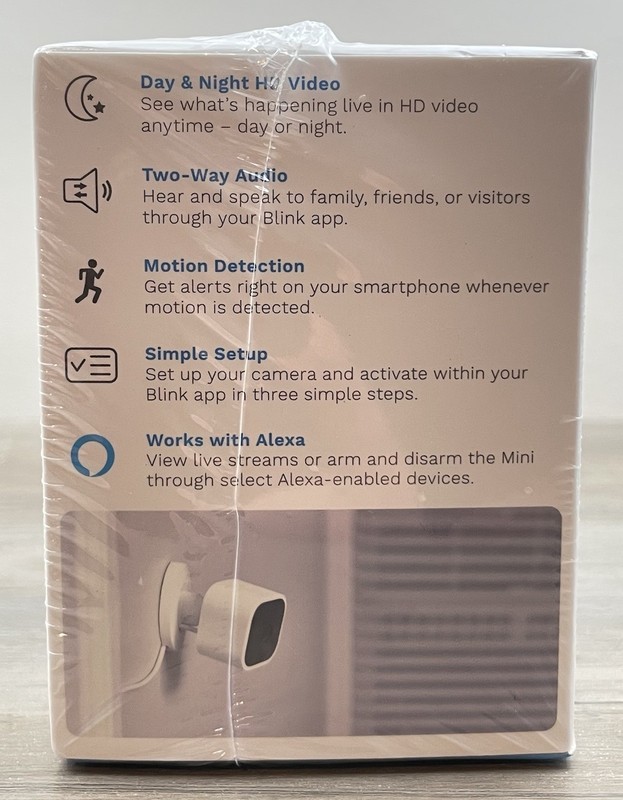 Blink Mini Indoor HD Smart Security Camera - Pack of 2 （Factory sealed new） gallery