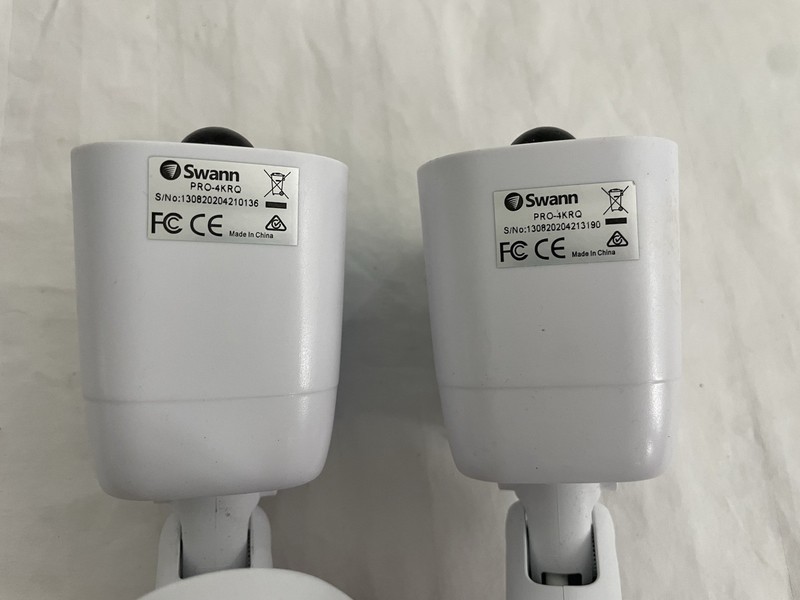 (2) Swann PRO-4KRQ Square Enforcer 4K Security Camera w/ Cable gallery