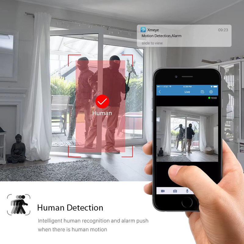 BESDER 4K 8MP 5MP HD H.265 IP Camera 3MP 1080P P2P AI Motion Detection IR Night gallery