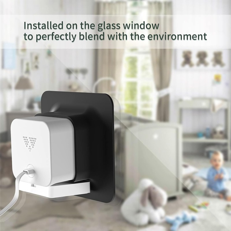 Black Window Mount for Wyze Cam V3/V3 Pro/V4 - Easy Installation 2-Pack gallery