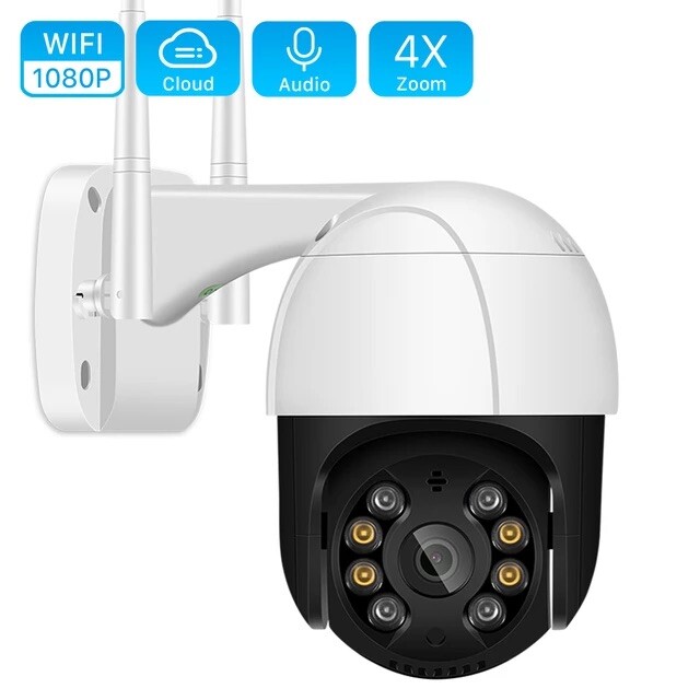 PTZ Wireless AI CCTV Security Camera – 4X Digital Zoom & Motion Detection