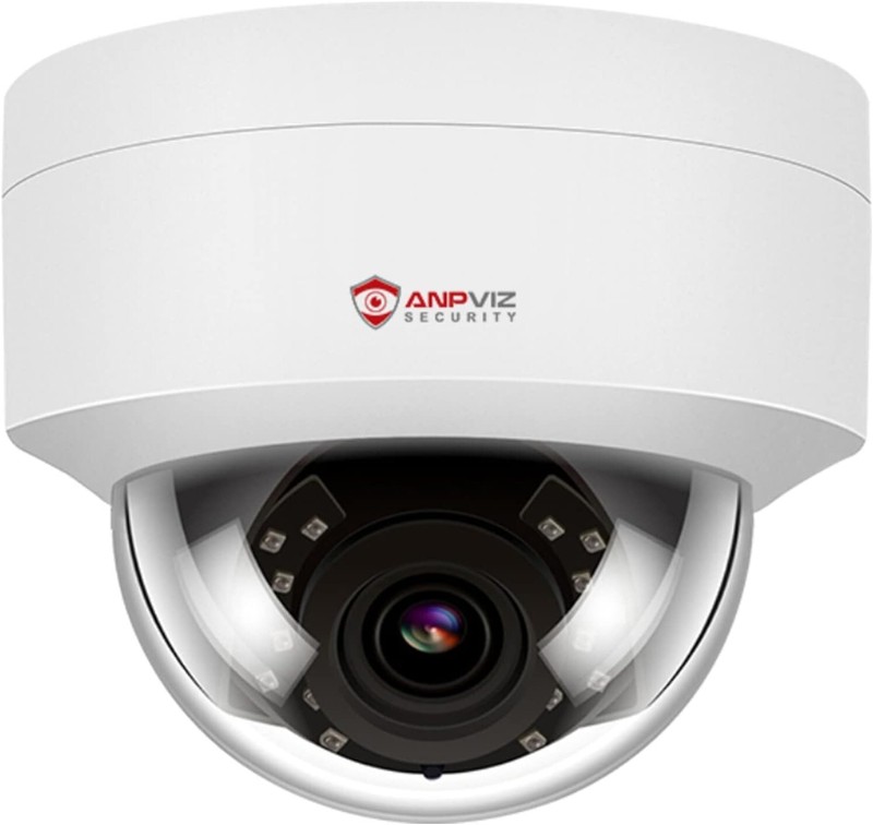 Waterproof 4MP Dome Camera with Built-in Mic & Motion Detection - 98ft View gallery