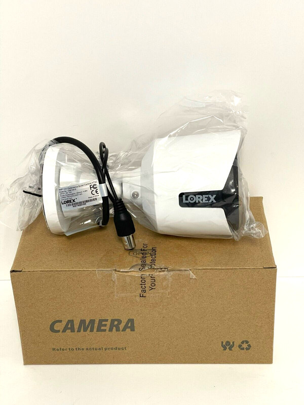 Lorex C581DA 5MP HD Active Deterrence Bullet Security Camera and Cable, New gallery