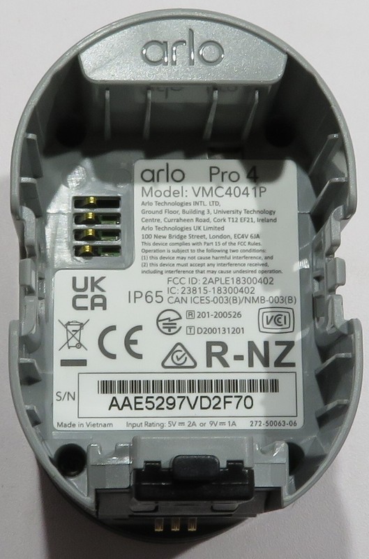 3 Arlo Pro 4 VMC4041P Indoor/Outdoor Wi-Fi Wire-Free Cameras & VMB4540 Base gallery