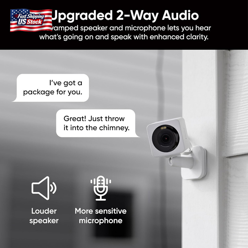 Wyze Cam OG Indoor/Outdoor 1080P Wi-Fi Smart Home Security Camera with Color Nig gallery