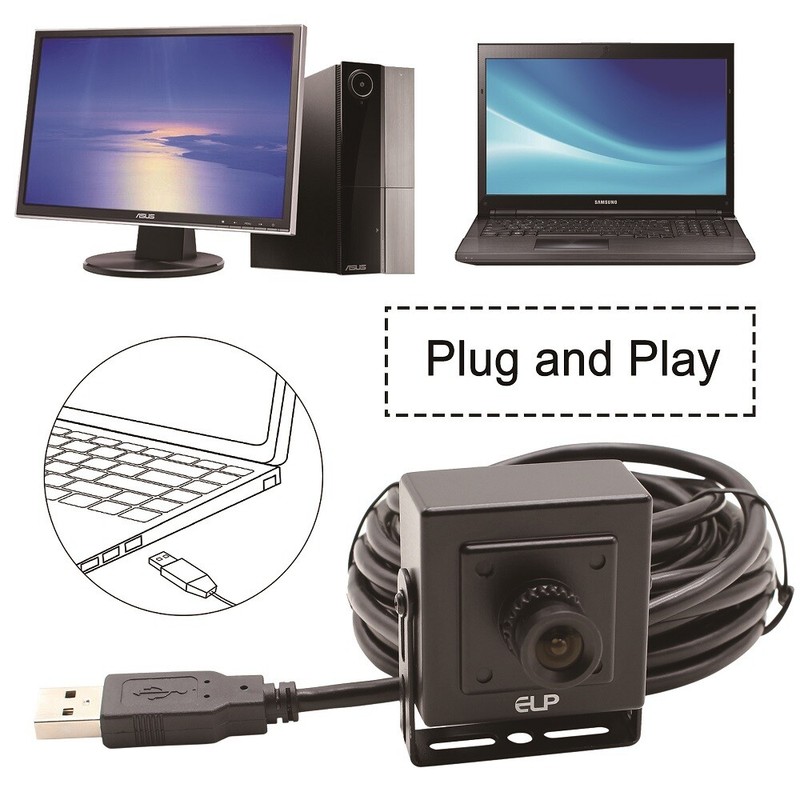 1MP HD USB Security Camera Network Webcam w/3.6mm Lens Support Microphone IR Cut gallery