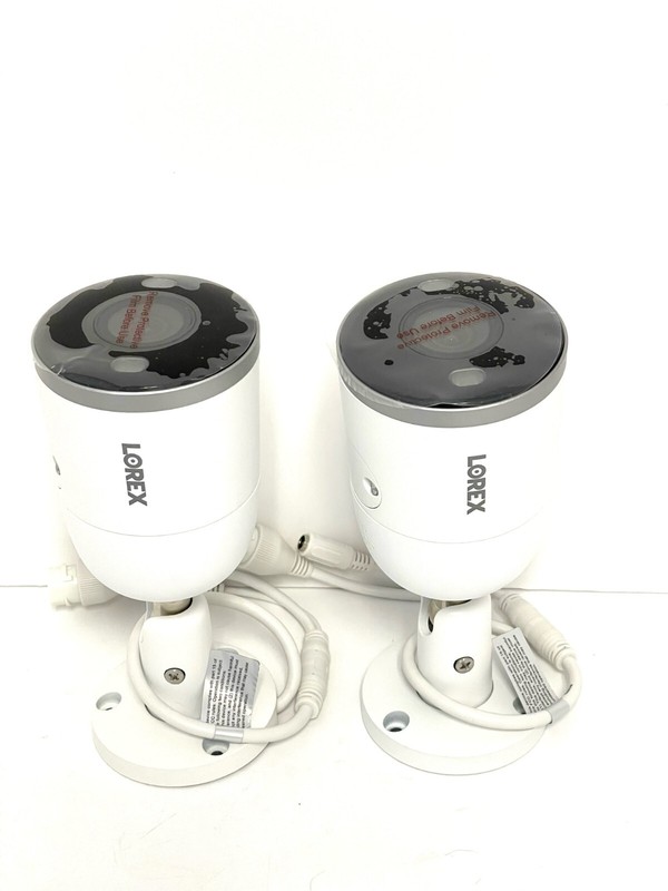 LOREX E892AB-Z 4K Ultra HD Smart Deterrence IP 2 X Camera + cable w/Smart Motion gallery
