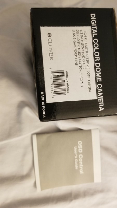 One Clover digital dome camera w/ Sony 1/3" Super HAD CCD II, 620 tvl Day/Night gallery