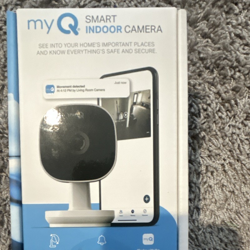 Chamberlain myQ C13AXXW Wi-Fi Indoor Camera 1080p Motion Detection