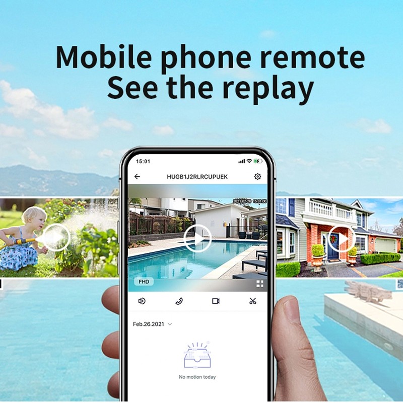 1080P Smart WiFi Camera System Wireless Camera 360°Rotatable Two Way Talk APP gallery