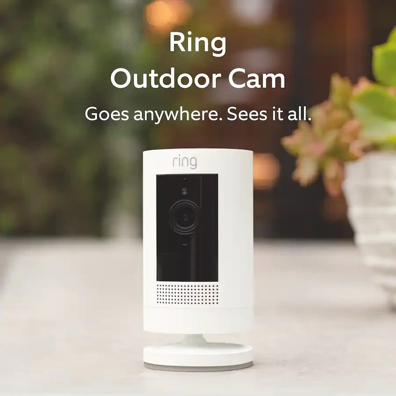 Ring Stick Up Cam Battery Powered Indoor Outdoor Camera with Two-Way Talk - New gallery