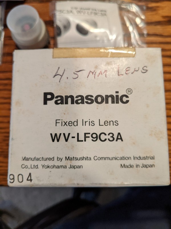 Panasonic WV-LF9C3A Fixed Iris Lens gallery