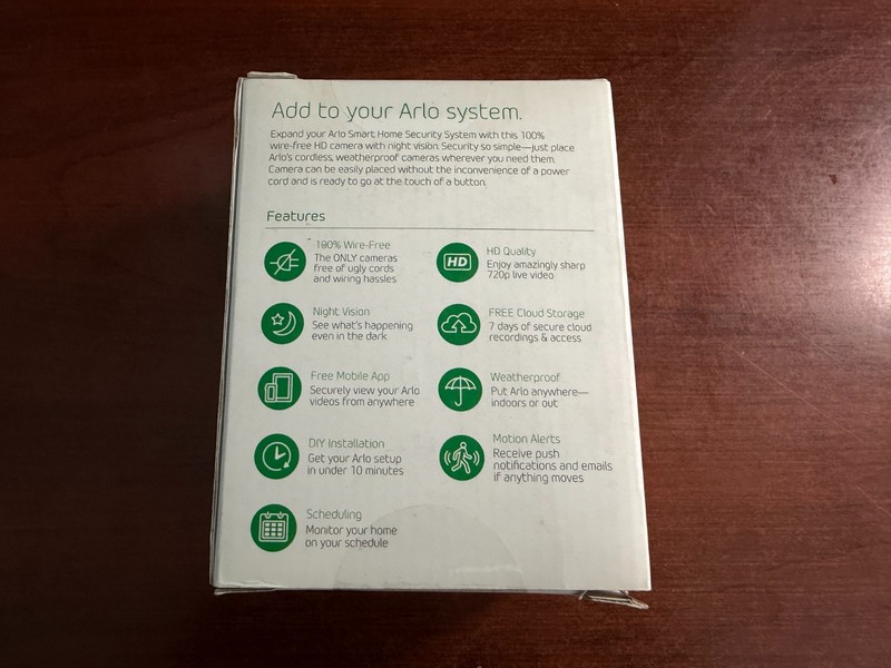 Netgear Arlo Add-On VMC3030 Wire-Free HD Security Camera New Sealed Box gallery
