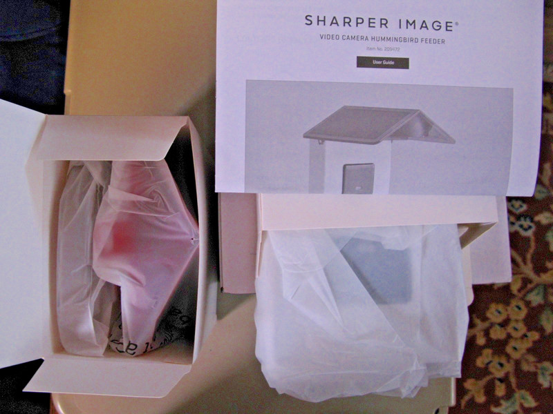 Hummingbird Feeder, Sharper Image Video Camera w/ Solar Panel 1080P HD Wi-Fi 2MP gallery