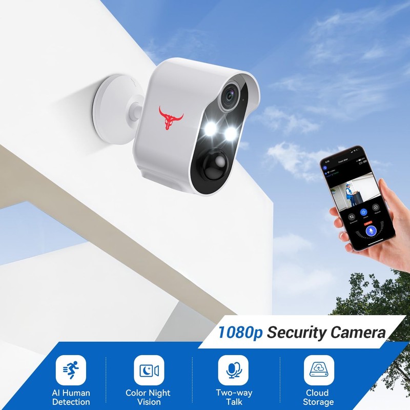 Cámara De Seguridad WiFi Vigilancia Para Casa Negocios Camara Con Video Y Audio gallery