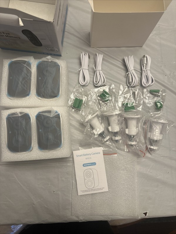 4PK Smart AI Battery Wireless Camera 2K, Battery Powered Wifi Ai Motion Detecti gallery
