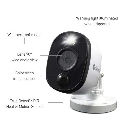 Add-On DVR Bullet Security Camera System with Sensor Spotlight, 1080p Full HD... gallery