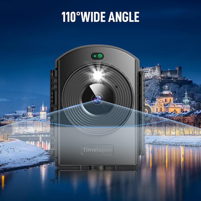 Time Lapse Camera - Timelapse Camera with Infrared Positioning & LED Light, 180 gallery