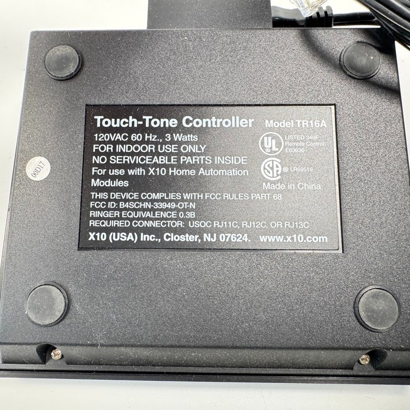 X10 X-10 TR16A Telephone Phone Responder Touch-Tone Controller NEW NOS gallery