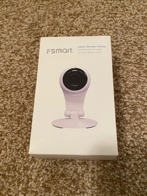 FSMART Indoor Security Camera 1080p High Def. Day Night 24/7