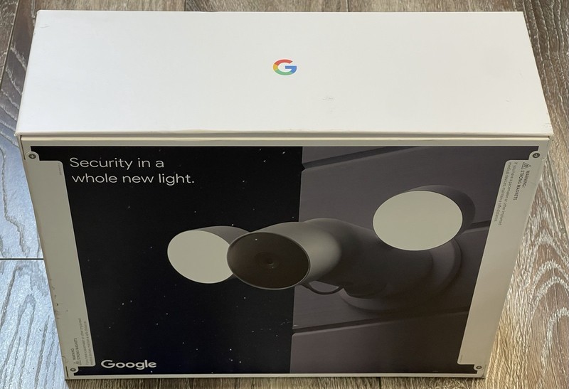 Google Nest Cam W/Floodlight (GPLE9 & G3AL9) Outdoor Security Camera Snow (NEW) gallery